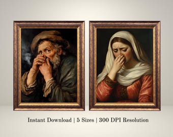 Funny Toilet Humor Wall Art Printable - Gag Gift for Him or Her - Vintage Style Bathroom Wall Decor - Funny Couples Gift, Digital Download