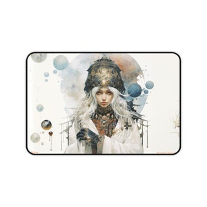 Desk Mat, Game Mat, MTG Playmat, MTG Playmat with Zones, Trading Card Game Play Mat, MTG Accessories,  Fortuneteller 7