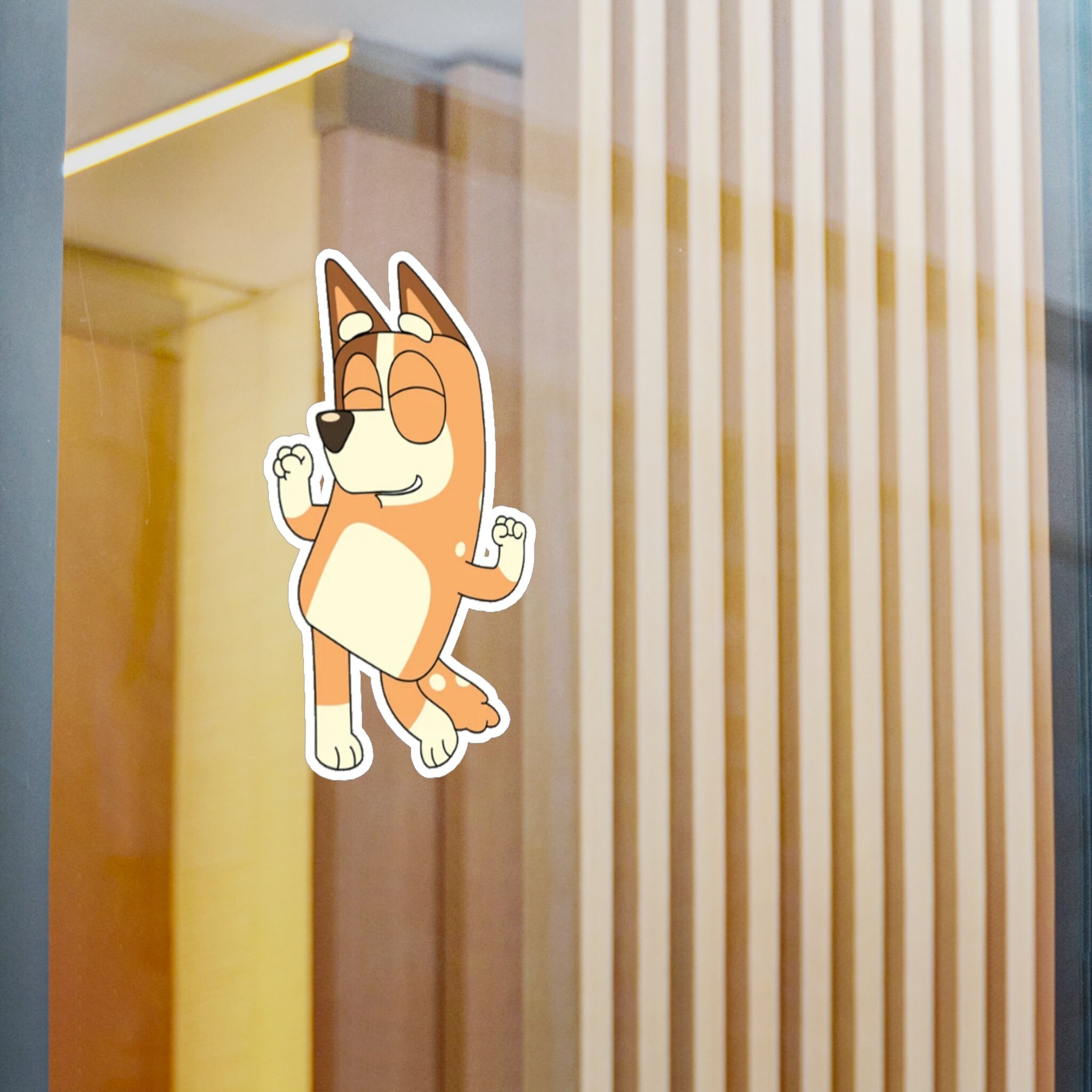 Bluey Chili Dancing Sticker Etsy Australia