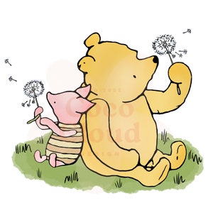 Klassische Winnie Pooh Ferkel PNG JPEG, Kunstwerk Clipart, transparenter Hintergrund, Babyparty Geburtstagseinladungen, Aquarell, Karte Shirt