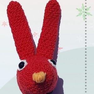 patron de juan carlos bodoque amigurumi , conejo reportero