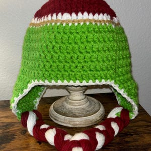 Elf Christmas Crochet Hat