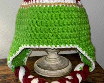 Elf Christmas Crochet Hat