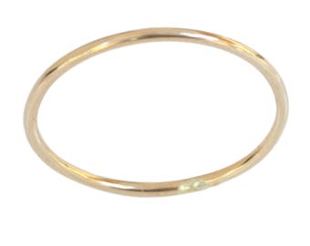 14k Gold Filled Toe Ring: Ultra Thin Minimalist Jewelry