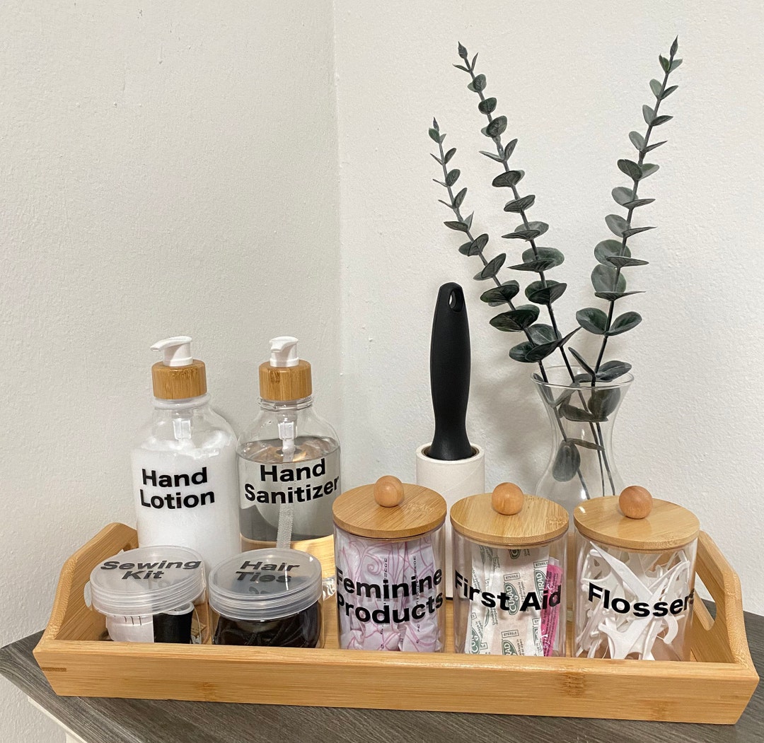 Wedding Bathroom Basket, Amenities Tray, Guest Bathroom Basket, Wedding