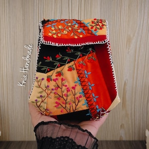 Portefeuille en tissu multifonctionnel. Petit sac à main coloré. Pochette faite main. Cadeau pour fille. Meilleur cadeau pour maman. Cadeau d'anniversaire