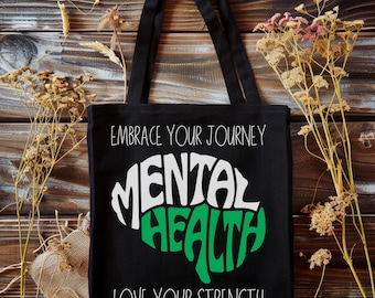 Love Your Strength-draagtas: cadeau voor professionals in de geestelijke gezondheidszorg