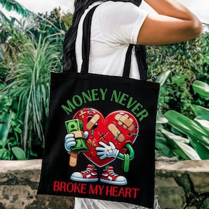 Funny Couples Tote Bag, Funny Girlfriend Bag, Anti Valentines Day Gift, Sarcastic Tote Bag, Street Wear Tote Bag, Gift for Entrepreneurs
