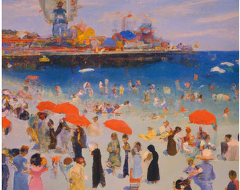 Fun in the Sun at Coney Island: An Impressionist Celebration