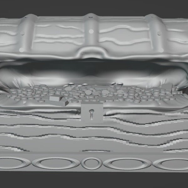 tabletop wargame scenery 3D chest file for 3D printing STL file