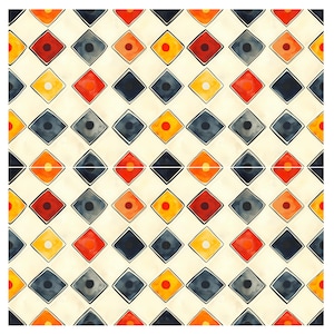 Geometric Diamonds Seamless Pattern Digital Papers, 4 Modern Geometric Patterns, PNG, Instant Download, Commercial Use