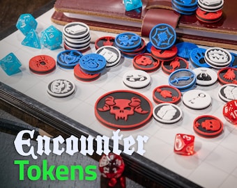 3D Printed Encounter Tokens: DnD/TTRPG Battle Markers