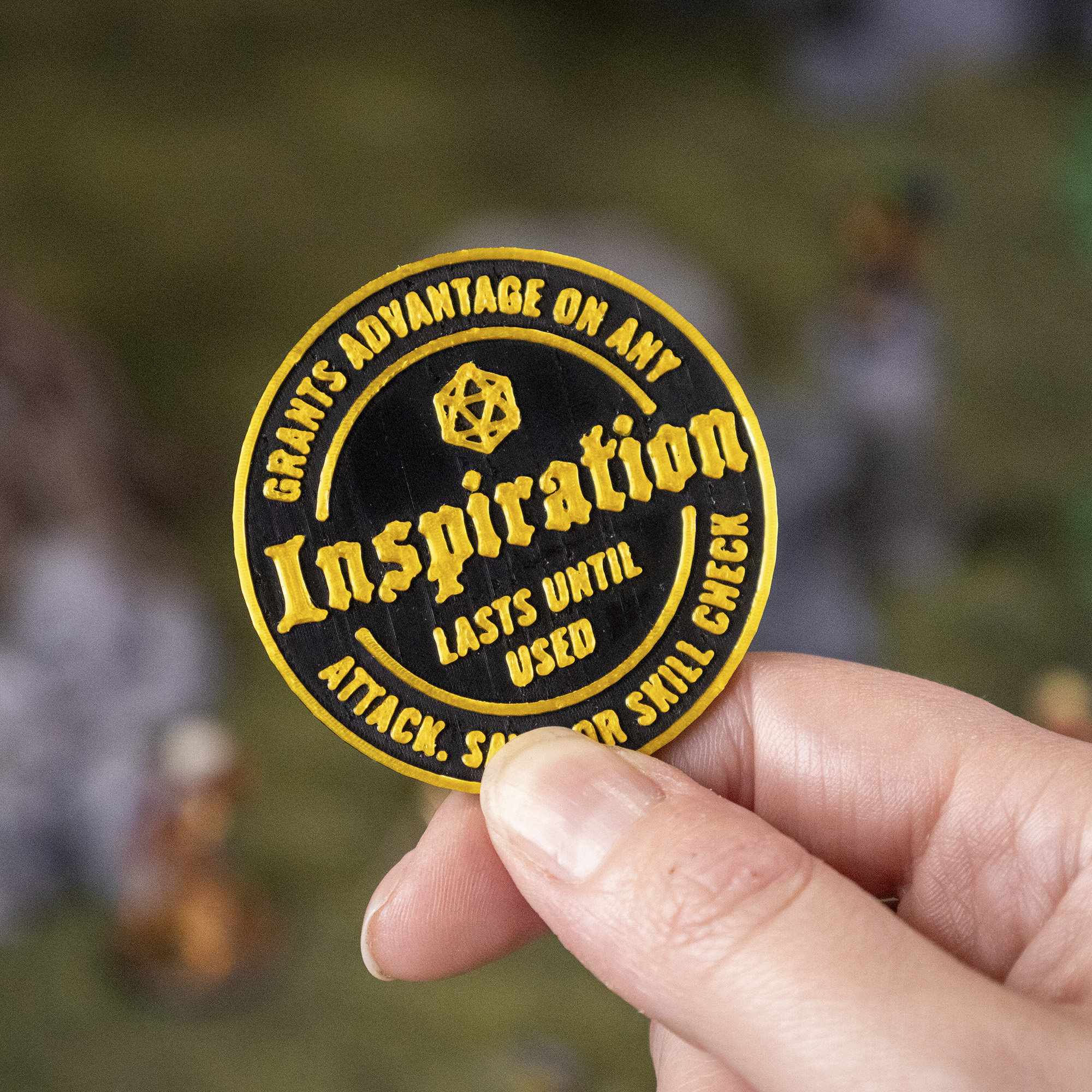 D&amp;D 5e Inspiration Tokens Character Sheet Tracker Great - Etsy