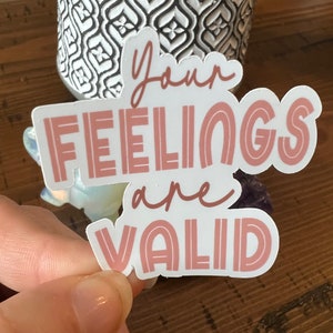 Mental health sticker, mental health gift,  water resistant sticker, anxiety sticker, laptop sticker, water bottle sticker