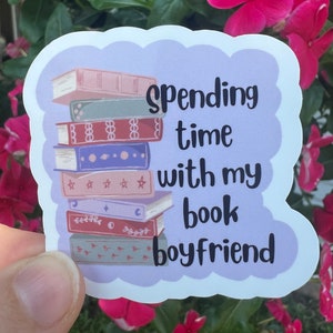 Book sticker, bookish sticker, book sticker for her, book gift, water bottle sticker, kindle sticker, reading sticker