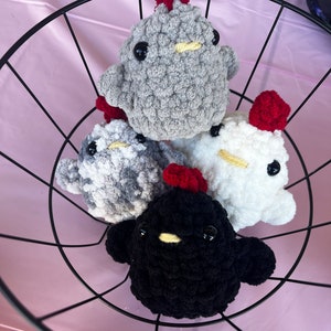Little Crocheted Chickens