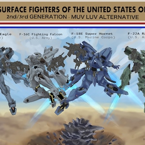 Tactical Surface Fighters of the World Posters