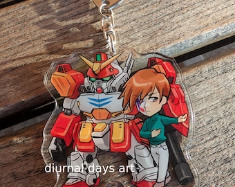 Heavyarms Mecha Acrylic Keychain
