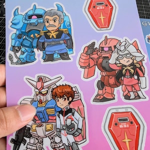 0079 Mecha Sticker Sheet