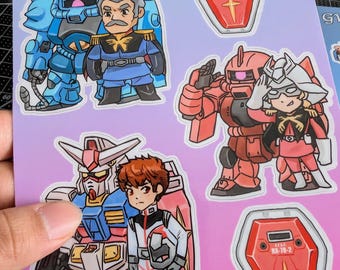 0079 Mecha Sticker Sheet