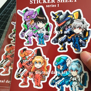 NGE Sticker Sheet Series 1