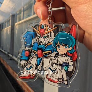 Zeta Mecha Acrylic Keychain