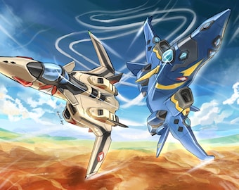 Plus Fighter Jet Race Art Print