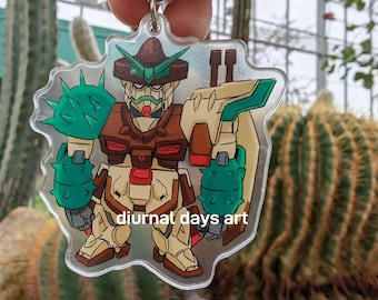 Tequila Mecha Acrylic Keychain