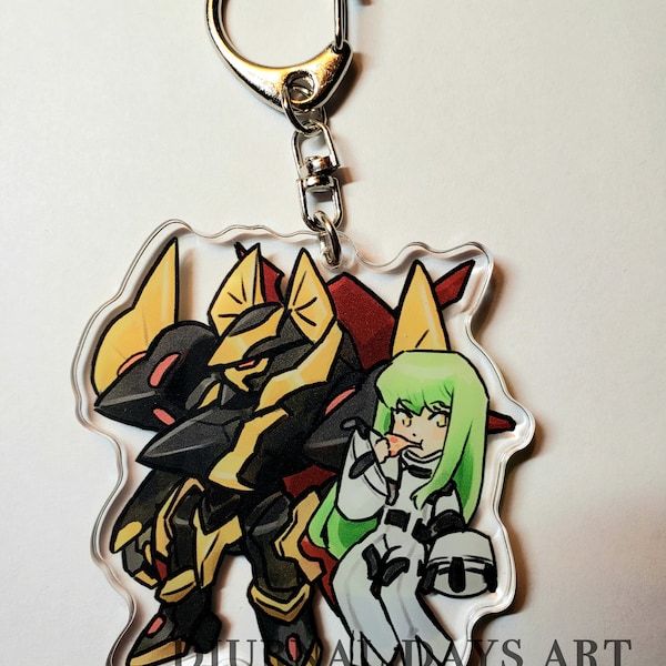 Code Geass C.C. 2.5" Acrylic Charm