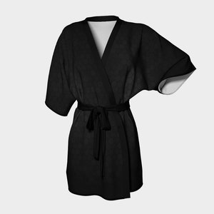 Black Hexagon Kimono