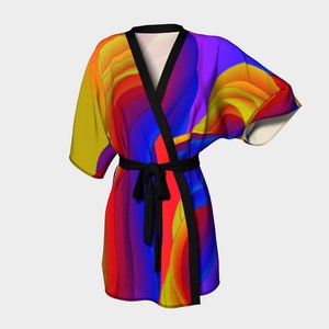 Fluid Abstract Liquid Kimono | Perfect For Festivals