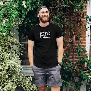 T-shirt techno acide