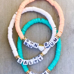 Surf Bracelet / Surfs up Bracelet / Surfer Girl Bracelet / Beach ...