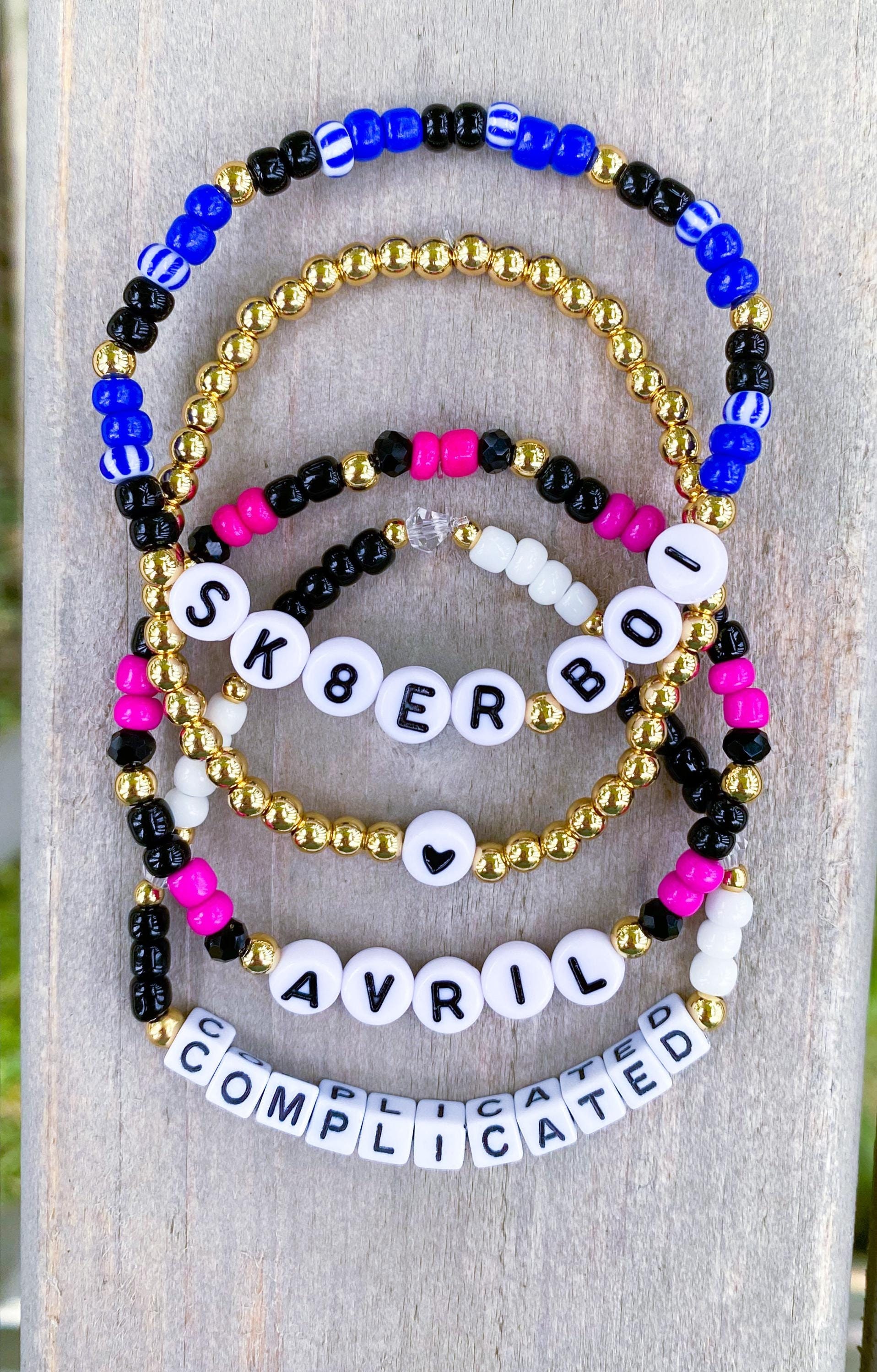 Avril Bracelets / Avril Lavigne Concert Bracelets / Avril