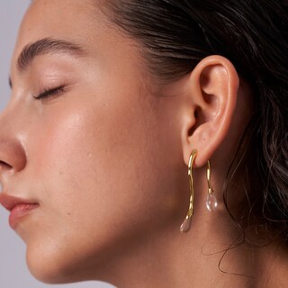 Orecchini A Goccia In Filigrana Placcato Oro 14kt – Delicati E Geometrici Per Donna