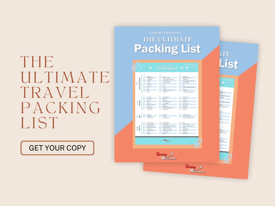 Ultimate Travel Packing List - Your Essential Guide for Stress-free ...