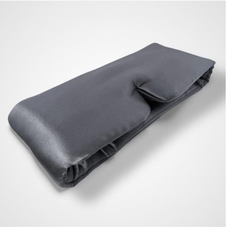 Mulberry Silk Sleep Mask: 22 Momme Luxury, Adjustable Strap Eye Mask image 12
