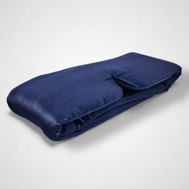 Mulberry Silk Sleep Mask: 22 Momme Luxury, Adjustable Strap Eye Mask image 16