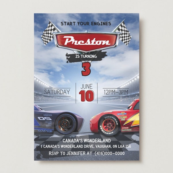 Cars Birthday Party - Etsy