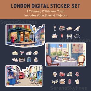 London kawaii digital stickers notability digital stickers goodnotes travel planner stickers scrapbooking digital stickers cropped ipad
