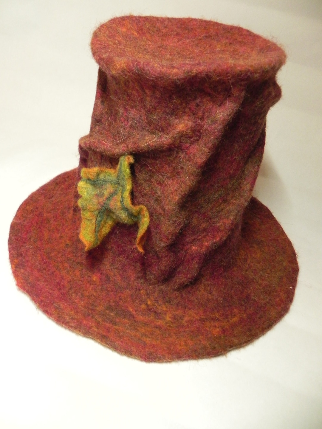 Pyromancer Hat Top Hat,wizard Hat,felted Wool,burning Man Hat,witch Hat,forest Hat ...