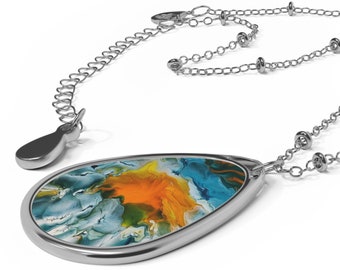 His Mercies Are New Every Morning - Oval Necklace