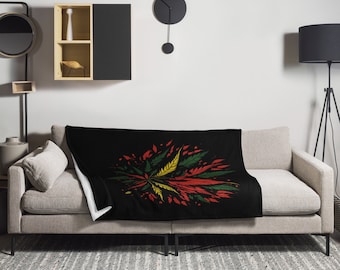 ラスタライオンスローブランケット | ジャマイカ ラスタファリ レゲエ