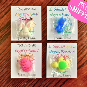 Easter Favors for Kids; Party Favors; School Classroom Gifts; Squishy; DIY; Fully Assembled; Easter Gifts; Kids Favors; Easter Egg Hunt