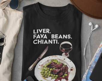 Ate his liver graphic tee unisex tshirt gift for him dark humor gift for her funny graphic tee horror merch gift idea gore graphic tee