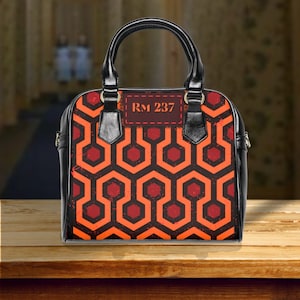 Rm 237 Handtasche Damen Horror Crossbody Tasche Redrum Crossbody Geldbörse Horrorfilm Zubehör Geldbeutel Horrorfan Geschenk für sie