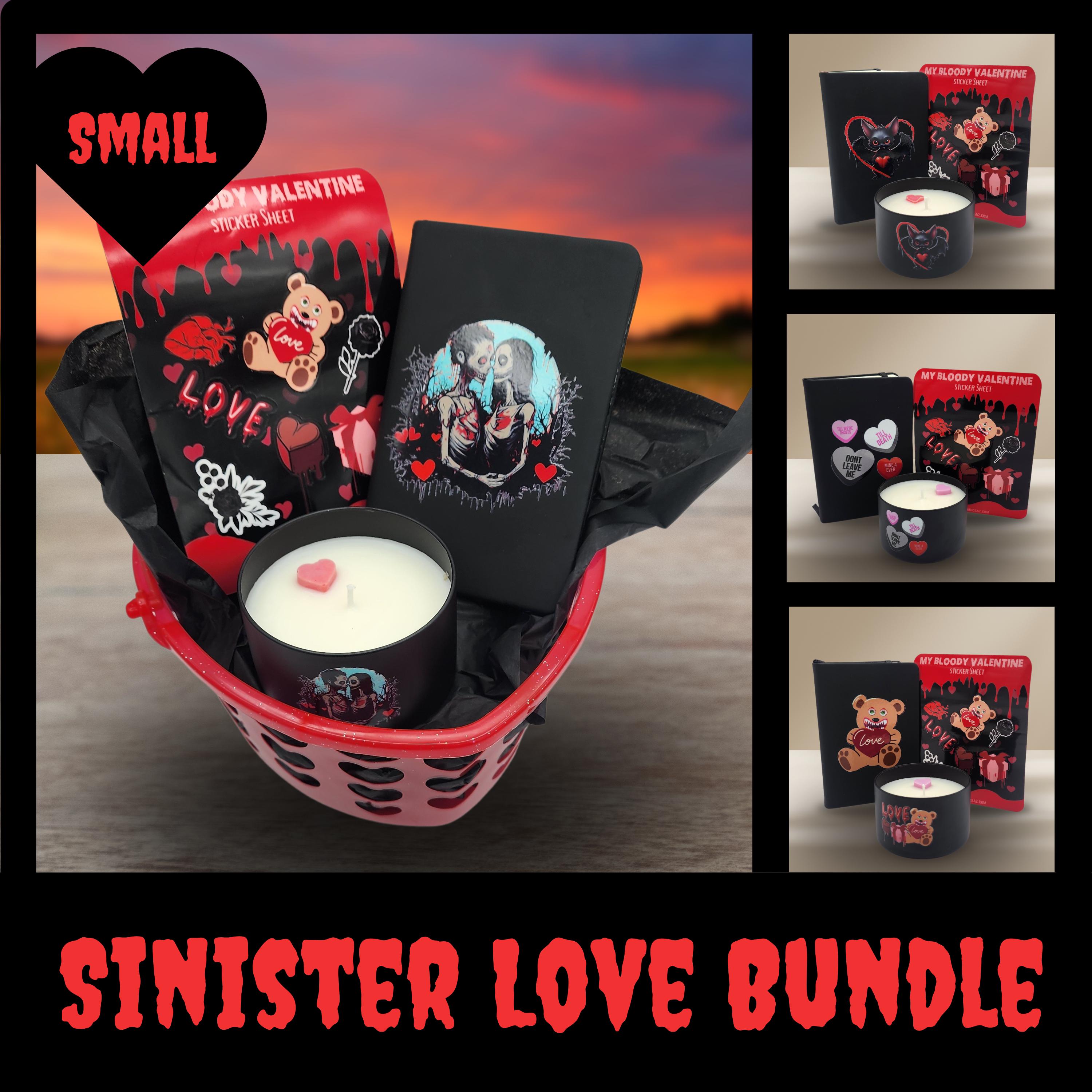 Sinister Love Bundle Valentine Gift Basket Gothic Valentine Gift