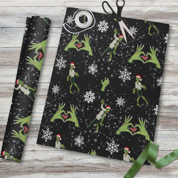 Christmas Zombie Etsy