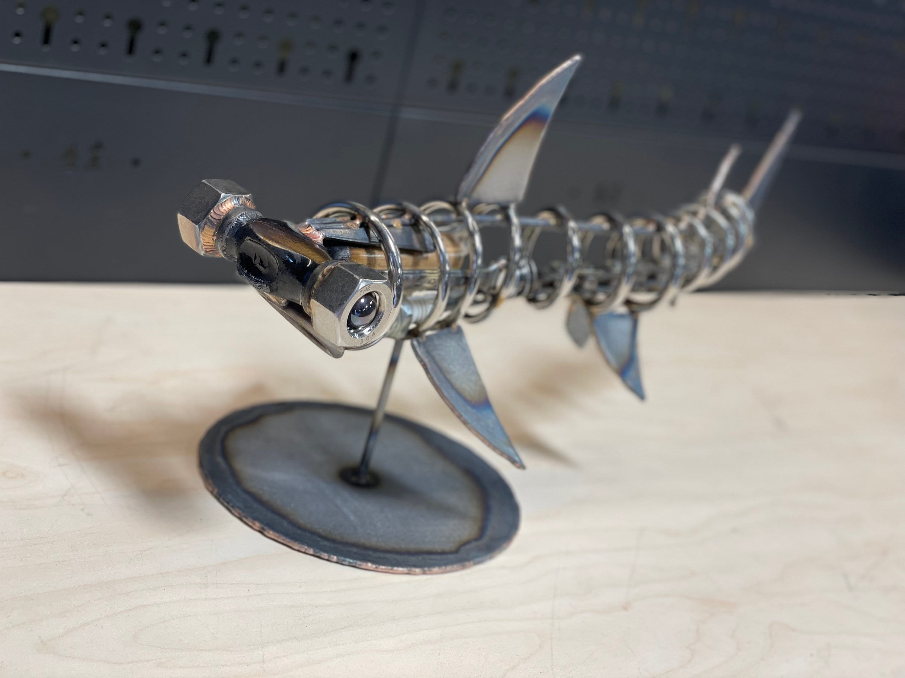 Metal Hammerhead Shark - Etsy