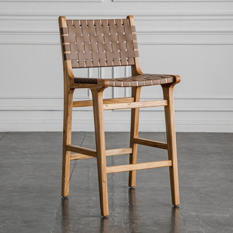 Bar Stools With Backs Counter Height Bar Stools Breakfast Etsy